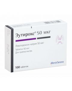 Buy cheap Levothyroxine sodium | Eutiroks tablets 50 mcg, 100 pcs. online www.buy-pharm.com
