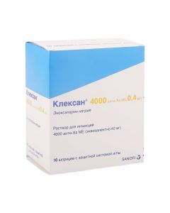 Buy enoksaparyn sodium | Clexane Syringes 40 mg 0.4 ml 10 pcs. online www.buy-pharm.com