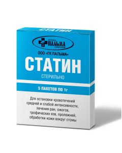 Buy cheap Statin | Statin hemostatic powder 1 g, 5 pcs. online www.buy-pharm.com