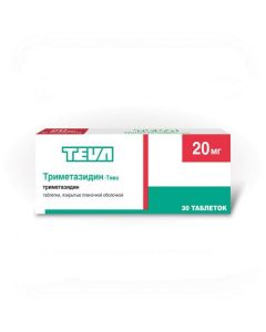 Buy cheap trimethazidine | Trimetazidine-Teva tablets are coated.pl.ob. 20 mg 30 pcs. online www.buy-pharm.com