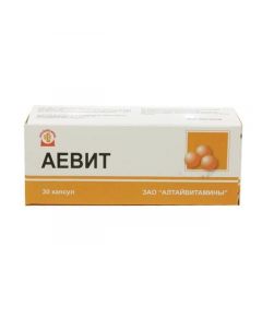 Buy cheap Vitamin A, Vitamin D3, Retinol | Aevit capsules, 30 pcs. online www.buy-pharm.com