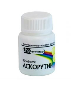 Buy cheap ascorbic acid, rutoside | Ascorutin tablets 50 pcs. online www.buy-pharm.com