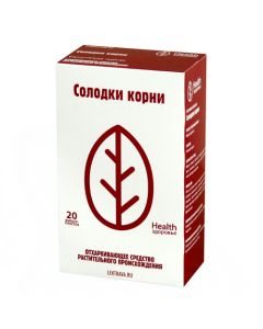 Buy cheap Co boat roots | Licorice root filter packs 1.5 g 20 pcs. online www.buy-pharm.com