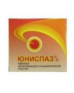 Buy cheap Drotaverine, Paracetamol | Unispaz N tablets, 12 pcs. online www.buy-pharm.com