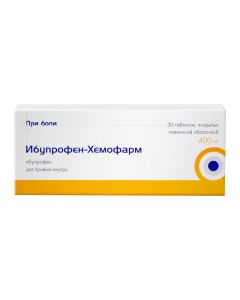 Buy cheap ibuprofen | Ibuprofen-Hemofarm tablets coated.pl.ob. 400 mg 30 pcs. online www.buy-pharm.com