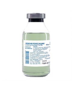 Buy cheap Levofloxacin | Levofloxacin infusion solution 5 mg / ml 100 ml vial 1 pc. online www.buy-pharm.com