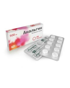 Buy cheap metamizol sodium | Analgin tablets 500 mg 20 pcs. online www.buy-pharm.com