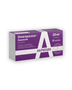 Buy cheap Omeprazole | Omeprazole-Akrikhin capsules 20 mg 30 pcs. online www.buy-pharm.com