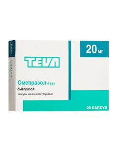 Buy cheap Omeprazole | Omeprazole-Teva enteric capsules 20 mg 28 pcs. online www.buy-pharm.com