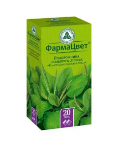 Buy cheap Plantain Bolshoi lystya | Plantain leaves filter packs, 1.5 g, 20 pcs. online www.buy-pharm.com