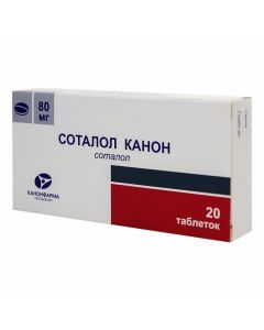 Buy cheap sotalol | Sotalol Canon tablets 80 mg 20 pcs. online www.buy-pharm.com