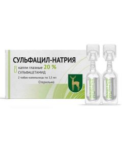 Buy cheap sulfacetamide | Sulfacyl sodium eye drops 20%, 1.5 ml, 2 pcs. online www.buy-pharm.com