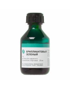 Buy cheap Bryllyantov y Green | Diamond green bottles of 1%, 25 ml online www.buy-pharm.com