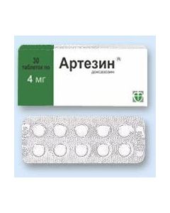 Buy cheap doxazosin | Artesin tablets 4 mg, 30 pcs. online www.buy-pharm.com