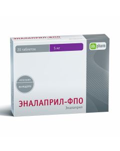 Buy cheap enalapril | Enalapril-FPO tablets 5 mg 20 pcs. online www.buy-pharm.com