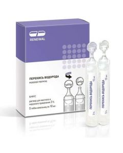 Buy cheap hydrogen peroxide | Hydrogen peroxide bufus Renewal dropper tube 10 ml 5 pcs. online www.buy-pharm.com