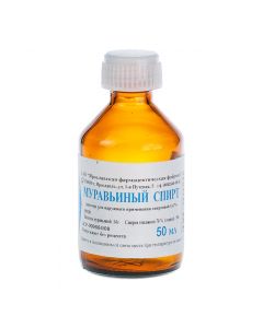 Buy cheap Muravynaya acid | Ant alcohol vials 1.4%, 50 ml online www.buy-pharm.com