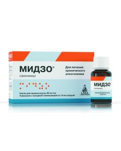 Buy cheap Cyanamide | Mizo drops for oral administration 60 mg / ml 15 ml vial / cap. 4 things. online www.buy-pharm.com