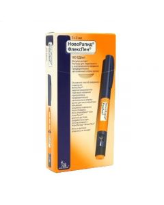 Buy cheap Insulin aspart | NovoRapid Flexpen pen syringe 100 IU / ml 3 ml, 5 pcs. online www.buy-pharm.com