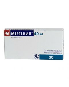 Buy cheap rosuvastatin | Mertenil tablets 40 mg, 30 pcs. online www.buy-pharm.com