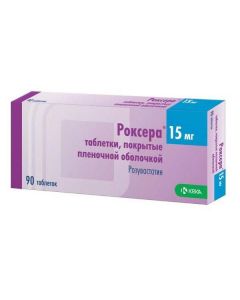 Buy cheap rosuvastatin | Roxer tablets 15 mg, 90 pcs. online www.buy-pharm.com