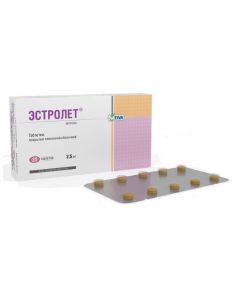 Buy cheap Letrozole | Estrolet tablets are covered.pl.ob. 2.5 mg 30 pcs online www.buy-pharm.com