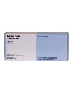 Buy cheap Budesonide, Formoterol | Foradil Combi capsules with powder for inhalation 12/200 mcg 120 pcs. online www.buy-pharm.com