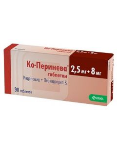 Buy cheap indapamide, Perindopril | Co-Perineva tablets 2.5 + 8 mg, 90 pcs online www.buy-pharm.com