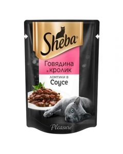 Sheba Pleasure beef / rabbit 85g - cheap price - buy-pharm.com
