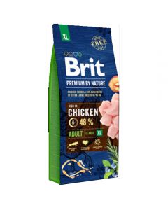 Brit Premium by Nature dry food for adult giant breed dogs 15kg - cheap price - buy-pharm.com