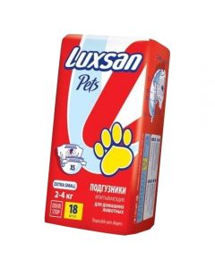 Luxsan Luxan Pets Absorbent diapers for pets XS 2-4kg 18pcs . - cheap price - buy-pharm.com