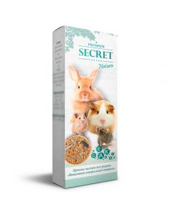 Grain sticks Secret Natura for rodents vitamin and mineral cocktail 2pcs * 45g - cheap price - buy-pharm.com