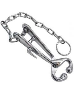 Nasal forceps for cattle fixation with chain - cheap price - buy-pharm.com