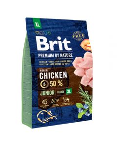 Brit (Brit Premium by Nature Junior XL) food for young giant breed dogs 15kg - cheap price - buy-pharm.com