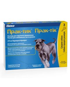 Drops Practical for fleas and ticks for dogs 11-22 kg 3 pipettes * 2.2 ml - cheap price - buy-pharm.com