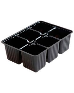 Mini cassette for seedlings 6 cells (plastic) - cheap price - buy-pharm.com