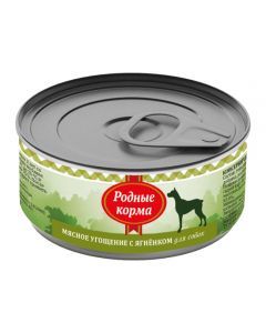 Native food Meat treat with lamb for dogs 100g - cheap price - buy-pharm.com