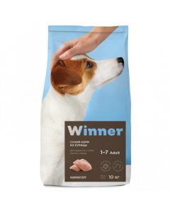 WINNER dry food for adult dogs of small breeds chicken 10kg - cheap price - buy-pharm.com