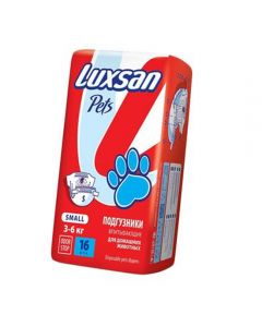 Luxsan Luxan Pets Absorbent diapers for pets S 3-6kg 16pcs . - cheap price - buy-pharm.com