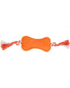 Toy NATURAL for dogs from loofah Bone on a rope 170 * 450mm - cheap price - buy-pharm.com