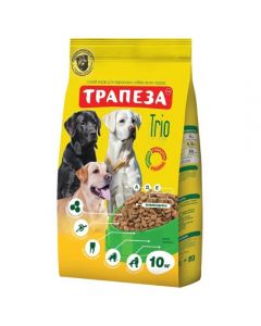 Meal Trio dry food for adult dogs 10kg - cheap price - buy-pharm.com