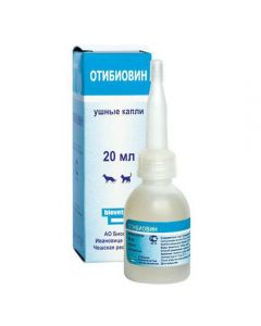 Otibiovin ear drops for the treatment of otitis externa 20 ml - cheap price - buy-pharm.com