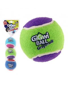 GiGwi Toy for dogs 3 balls with squeaker 6,3cm - cheap price - buy-pharm.com