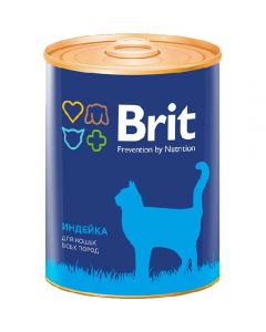 Brit Premium wet food for cats with turkey 340g - cheap price - buy-pharm.com