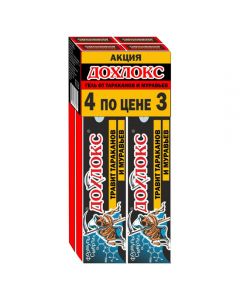 Dohlox Universal gel for cockroaches and ants 4 * 30g - cheap price - buy-pharm.com