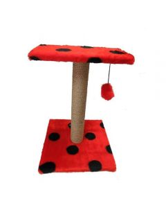 Square scratching post with fur stove bench No. 030 - cheap price - buy-pharm.com