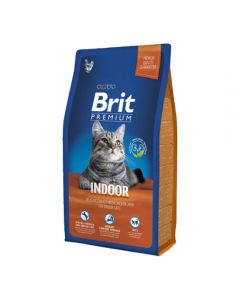 Brit (Brit New Premium Cat) Indoor for cats house. content with chicken and chicken liver 300g - cheap price - buy-pharm.com