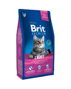 Brit (Brit New Premium Cat) Light for cats prone to overweight. the weight of chicken and liver is 300g - cheap price - buy-pharm.com