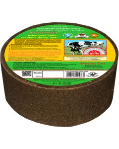 Felucene carbohydrate briquette feed additive for cows, bulls, calves 3kg - cheap price - buy-pharm.com