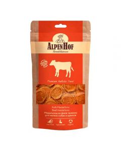 AlpenHof Calf fillet medallions for small dogs and puppies 50g - cheap price - buy-pharm.com